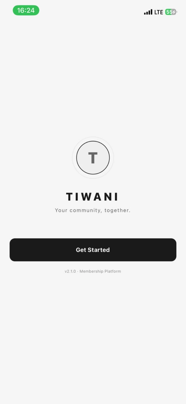 Splash screen